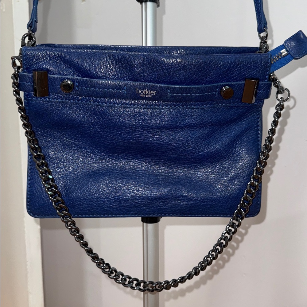 Botkier Royal Blue Leather Shoulder Bag